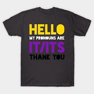 My pronouns are it/its T-Shirt